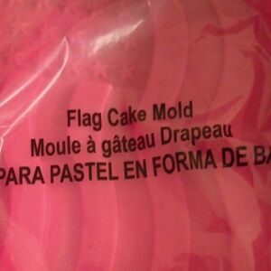 Avon Pink Flag Cake Mold